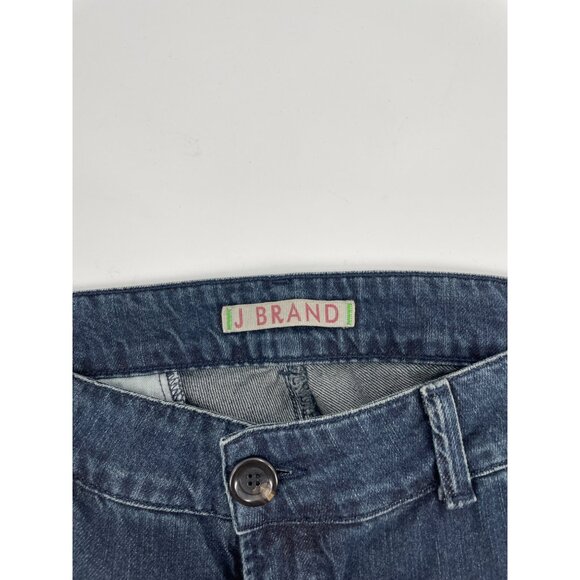 J Brand Womens Size 29 Seline Wide Leg Bell-Bottom Flare Jeans Trousers Nautical - Picture 3 of 10